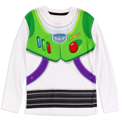 Disney Toy Story Little Boys' Buzz Lightyear Long Sleeve Costume T-Shirt, 4-7