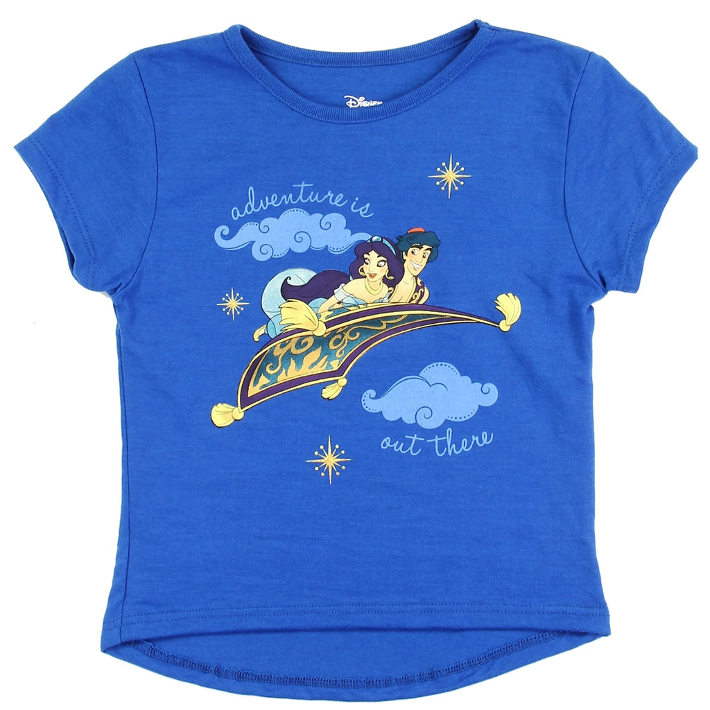Disney Toddler Girls' Aladdin Adventure T-Shirt, Princess Jasmine 3T