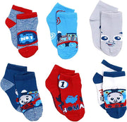 Thomas & Friends Baby Boys' 6 Pack Socks, Size 18-24M