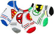 DC Comics Little Boys' Justice League Logos 5 Pack Socks, M & L