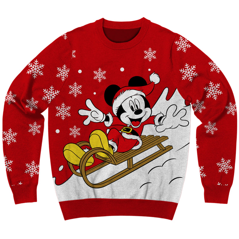 Disney Baby Toddler Boys Mickey Mouse Holiday Sweater, Sizes 12M