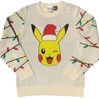 Pokemon Boys' Pikachu Holiday Lights Sweater, Boys' 4-18