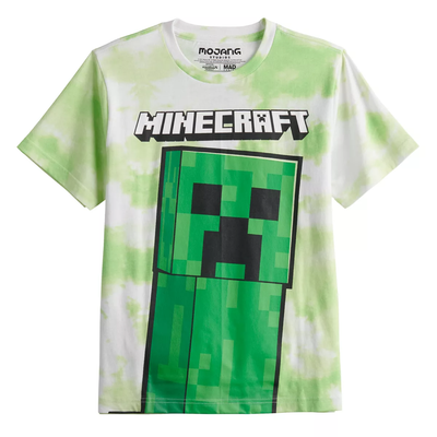 Minecraft Big Boys' Minecraft Giant Creeper T-Shirt, Boys 8-20