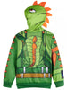 Fortnite Big Boys' T-Rex Costume Zip-Up Hoodie with Mask, Boys M-2XL
