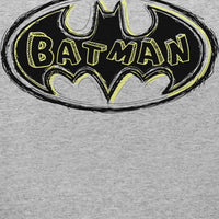 DC Comics Boys' Batman Scribble Logo Hoodie, Boys 4-18