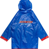 Marvel Avengers Toddler Boys' Waterproof Hooded Raincoat, 2T & 3T