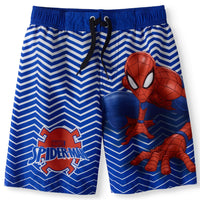 Marvel Boys' Spiderman Swim Trunks, Sizes 4-12