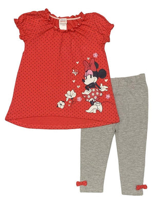 Disney Minnie Mouse Polka Dot Top and Leggings Set (Baby Girls)