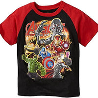 Marvel Avengers Little Boys' Age of Ultron Raglan T-Shirt L(7)