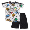 Power Rangers Boys' Allover Print T-Shirt and Mesh Shorts Set (Little Boys)