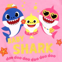 Baby Shark Toddler Girls' Tie-Front Top and Leggings Set, Girls 2T-4T