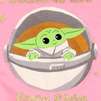 Star Wars The Mandalorian Toddler Girls Baby Yoda Tie-Front Top and Leggings Set