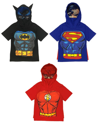 DC Comics Boys' Toddler Superman, Batman and More 7-Pack Training Pants 2T,  3T, 4T, Justice League 