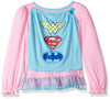 Justice League Toddler Girls Pajamas Set with Cape