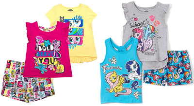 My Little Pony Toddler Girls 3 Piece Shorts Set