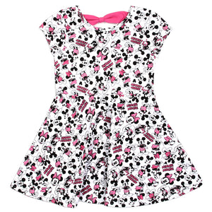 Disney Minnie Mouse Pink & White Dress Size 6X
