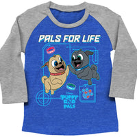 Puppy Dog Pals Toddler Boys Long Sleeve Raglan T-Shirt