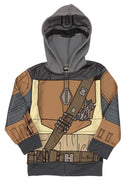 Star Wars The Mandalorian Boys 4-8 Mando Sublimated Costume Hoodie