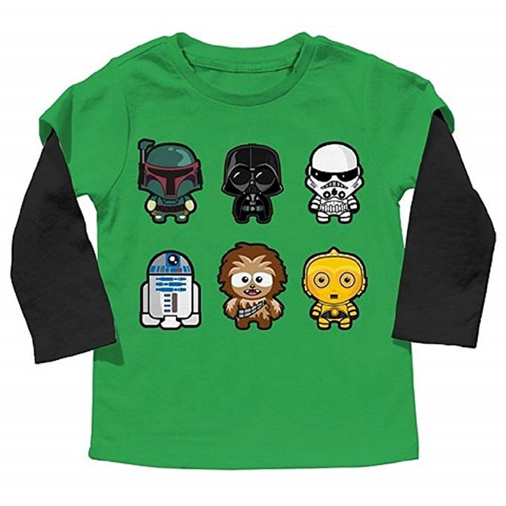 forbruger Ikke moderigtigt i dag Star Wars Toddler Boys Mock Layer Long Sleeve T-Shirt | LoCo Apparel