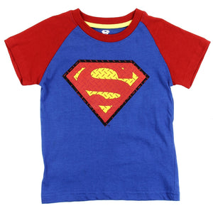 Superman Toddler Boys' Diamond Plate Logo T-Shirt