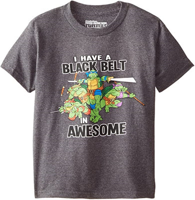 Teenage Mutant Ninja Turtles Boys 4-20 Blackbelt in Awesome T-Shirt
