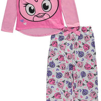 Angry Birds Girls Stella 2 Piece Pajamas Set, Girls XS (4/5)