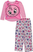 Angry Birds Girls Stella 2 Piece Pajamas Set, Girls XS (4/5)