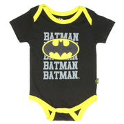 DC Comics Baby Boys Batman Logo Bodysuit, 0-9 Months