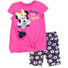 Disney Minnie Mouse Baby Girls 12-24M Bike Shorts Set