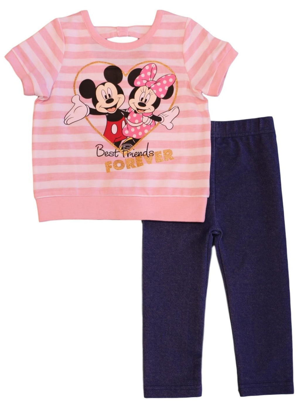 Minnie Mouse Baby Girls 0-12M Pullover Top and Jeggings Set