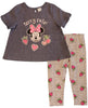 Minnie Mouse Baby Girls 0-24M Chambray Leggings Set