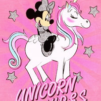 Disney Minnie Mouse Girls 4-6x Unicorn Vibes Fringe T-Shirt